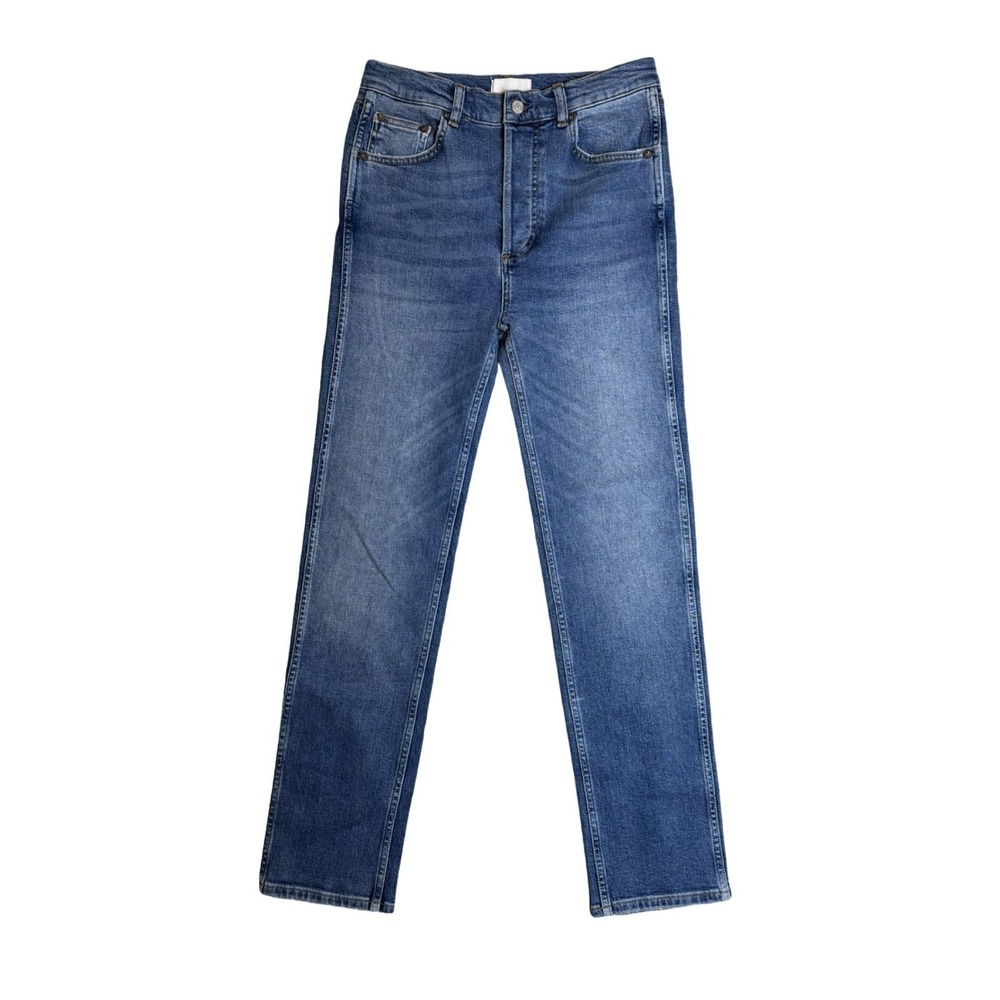 Boyish Dempsey High Rise Slim Straight Leg Jeans Women Blue 27 $228 - Picture 2 of 4